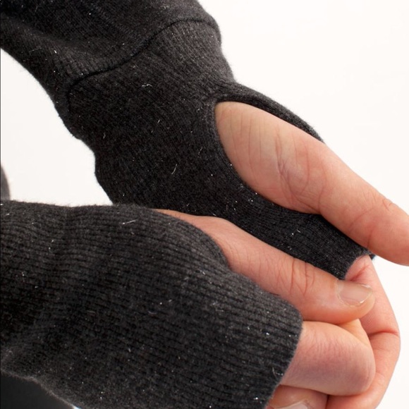 Lululemon Vintage Rare Scuba Hoodie CIRCA 2011 Heathered Black Sz.8 - Picture 6 of 8